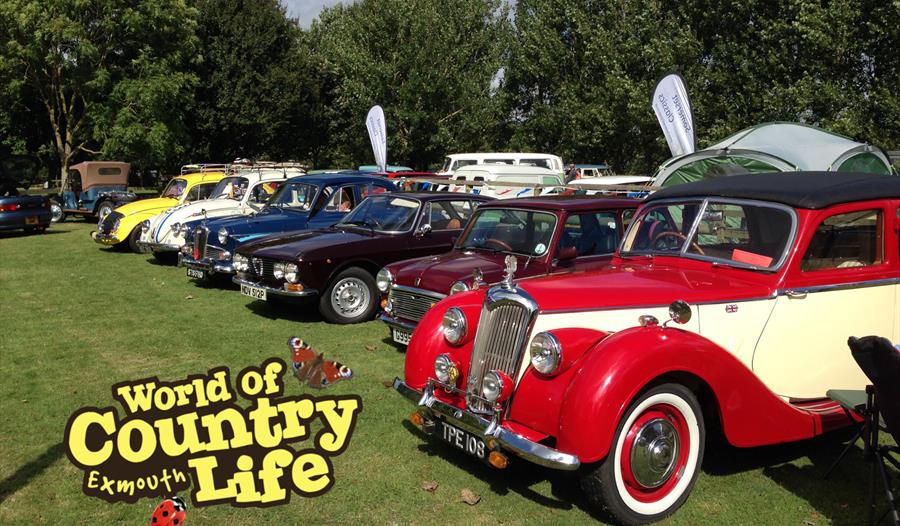 Vintage Classic Rally at World of Country Life Exmouth Devon