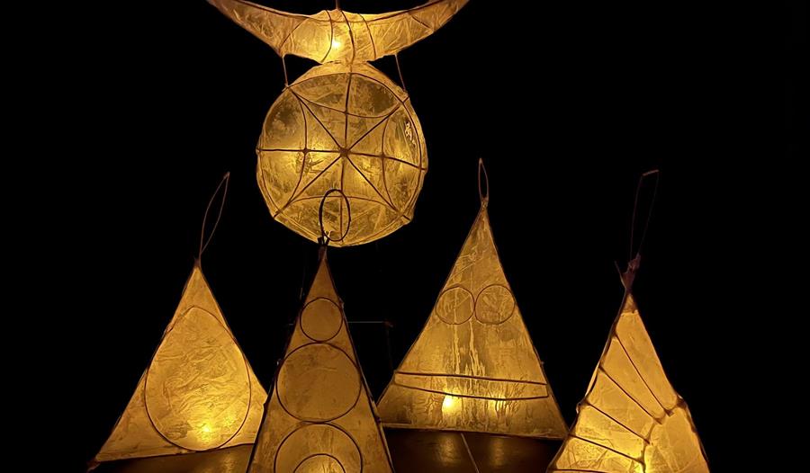 paper lanterns
