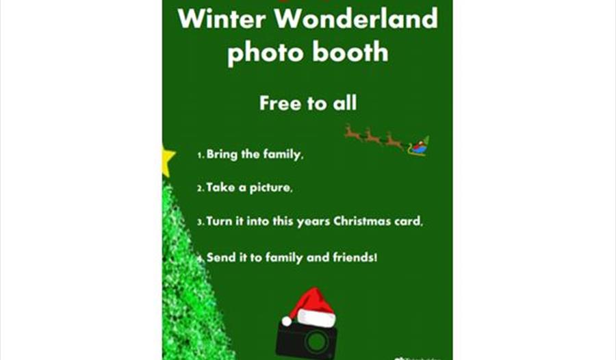 Winter wonderland photo booth