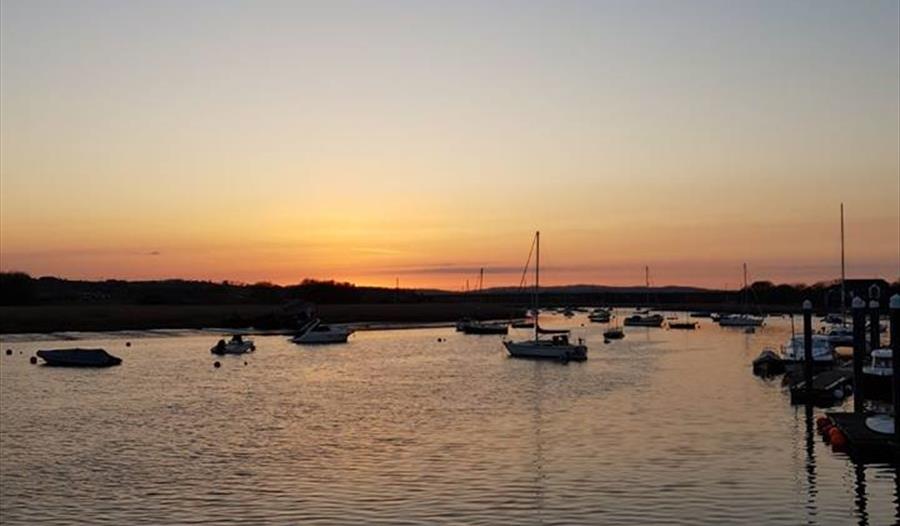 Stuart Line Cruises sunset on their Countess Wear Evening Cruise