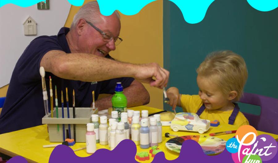 creative family time at the paint hub
