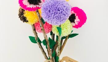 Pom Pom Flower Bouquet