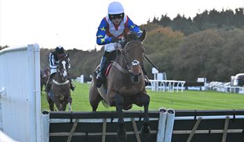 Racing at Exeter Racecourse