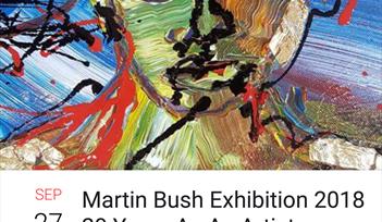 Artist Martin Bush Exhibition 2018 20 Years As An Artist