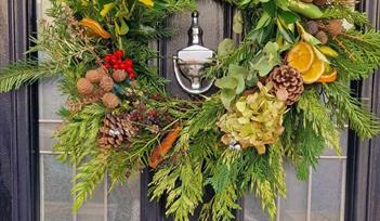 Wreath made at Torre Abbey 2023