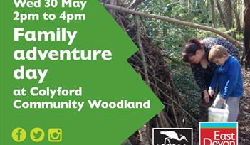 AVDCS family explorer day at Colyton Community Woodland