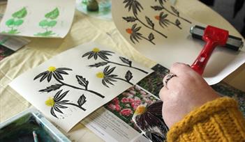 Floral Block Prints
