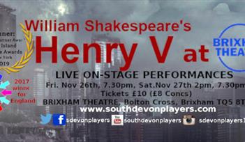 William Shakespeare's Henry V, at Brixham Theatre