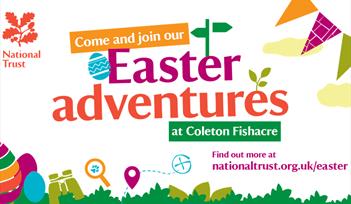 Easter egg hunt at Coleton Fishacre