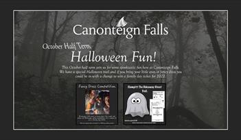 Halloween Fun at  Canonteign Falls