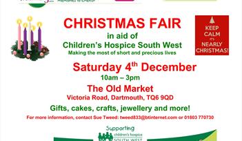 Christmas Fair in aid of CHSW
