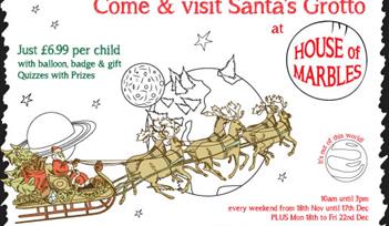 Santa's Grotto at House of Marbles