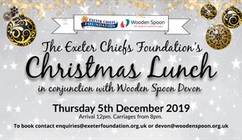 Exeter Chiefs Foundation Christmas Lunch
