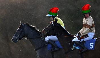 Unleash your inner elf at Exeter's festive raceday