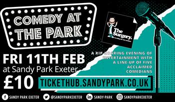 comedy evening night sandy park stadium comedians