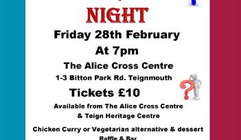 Curry & Quiz Night!