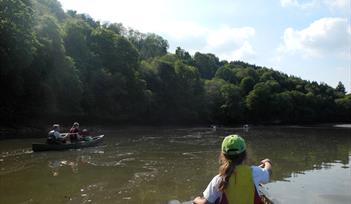 canoeing on the dart