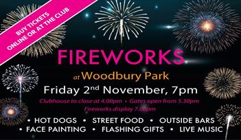 Fireworks at Woodbury Park