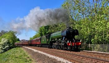 Flying Scotsmen leaving Appleby, Alan Hinkes OBE