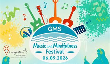 Official artwork for GMS Music and Mindfulness Festival