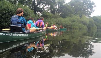 Evening Canoe paddle