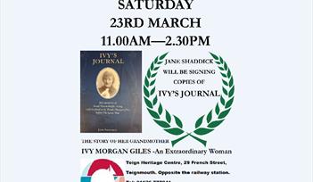 Book Signing: IVY'S Journal by Jane Shaddick