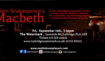 William Shakespeare's Macbeth - at Ivybridge