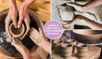 Junior Coloured Clay Pot Throw