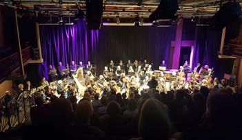Orchestra playing