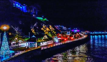 Bay of Lights Illumination Trail, part of Bay of Lights, Torquay, Devon