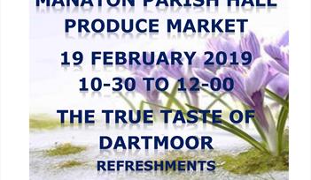 MANATON PARISH HALL MARKET