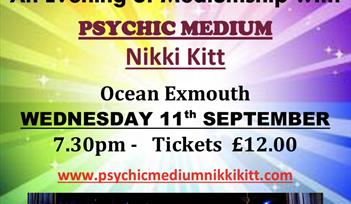 Mediumship Evening Nikki Kitt - Exmouth