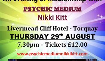 Mediumship Evening Nikki Kitt - Torquay