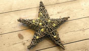 Festive Willow Star Weaving at House of Marbles This Christmas