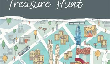 Graphic depicting a section of the Princesshay treasure hunt map