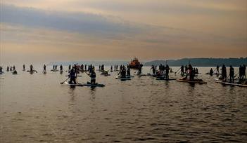 The Great Paddle Parade, English Riviera, Devon