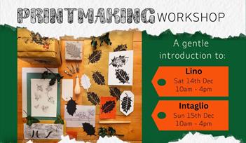 Lino and Intaglio Printing Workshops