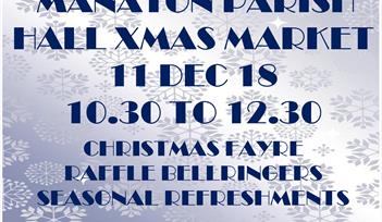 MANATON PARISH HALL XMAS MARKET