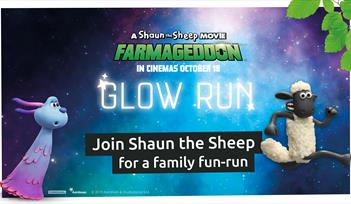 Shaun the Sheep Farmageddon Glow Run
