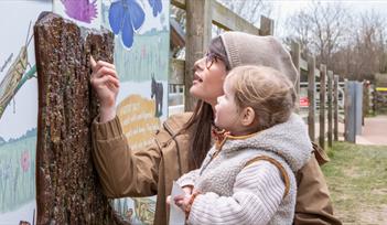 Family enjoy Nature Trail at The Donkey Sanctuary