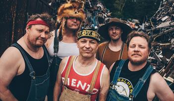 band grouped together