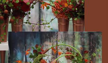 LUXURIOUS AUTUMN FLORAL ARRANGEMENT WORKSHOP