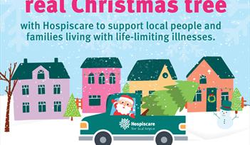 Recycling your real Christmas Tree to support your local hospice