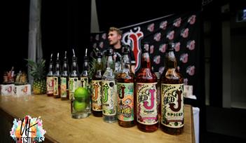 Old J Rum, one of the many varieties of rum which will be available
