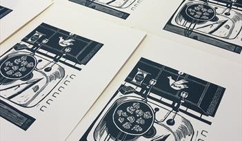 Linocut Christmas Cards with Helen Murgatroyd