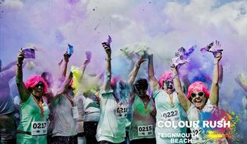 Rowcroft Hospice Colour Rush Teignmouth