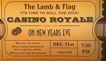 James Bond Casino Royale New Year's Eve Bash