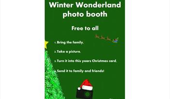 Winter wonderland photo booth