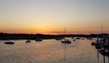 Stuart Line Cruises sunset on their Countess Wear Evening Cruise