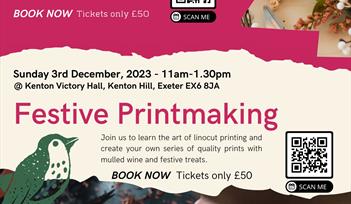 Festive Printmaking with Tilly and Katie